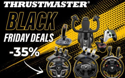 Fekete péntek Thrustmaster: A legjobb 2025 akciók végre kiderültek (-35%)!